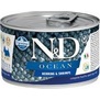 N&D DOG OCEAN Adult Herring & Shrimps Mini - konzerva pro psy malch plemen, se sledm a krevetami, 140g