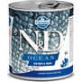 N&D DOG OCEAN Adult Codfish & Squid - konzerva pro psy, s treskou a olihn, 285g