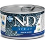 N&D DOG OCEAN Adult Trout & Salmon Mini - konzerva pro psy malch plemen, se pstruhem a lososem, 140g