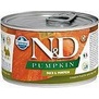 N&D DOG PUMPKIN Adult Duck & Pumpkin Mini - konzerva pro psy malch plemen, s kachnou a dn, 140g