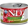 N&D DOG QUINOA Adult Duck & Coconut Mini  pro psy malch plemen s potravinovou intoleranc, s kachnou a kokosem, 140g 