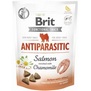 BRIT CARE Dog Functional Snack Antiparasit Salmon - s lososem a hemnkem, 150g