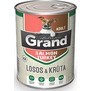 GRAND konzerva deluxe 100% losos a krta, 400g