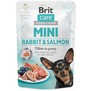 BRIT Care Dog Mini Rabbit&Salmon fillets in gravy – filetky ve šťávě pro malé psy, s králíkem a lososem, 85g