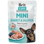 BRIT Care Dog Mini Rabbit&Salmon fillets in gravy  filetky ve v pro mal psy, s krlkem a lososem, 85g