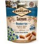 CARNILOVE Dog Crunchy Snack Salmon&Blueberries  kostiky z masa z lososa a borvek, 200g