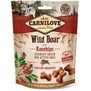 CARNILOVE Dog Crunchy Snack Wild Boar&Rosehips  kostiky z masa z divoka a pk, 200g