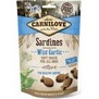 CARNILOVE Dog Semi Moist Sardines&Wild Garlic  polomkk pamlsky ze sardinek a medvdho esneku, 200g