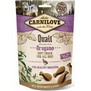 CARNILOVE Dog Semi Moist Quail&Oregano  polomkk pamlsky z masa z kepelky a oregna, 200g